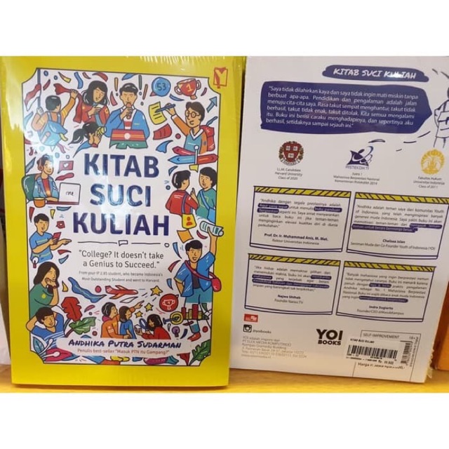 Buku Kitab Suci Kuliah Andhika Putra Sudarman College it doesn't take