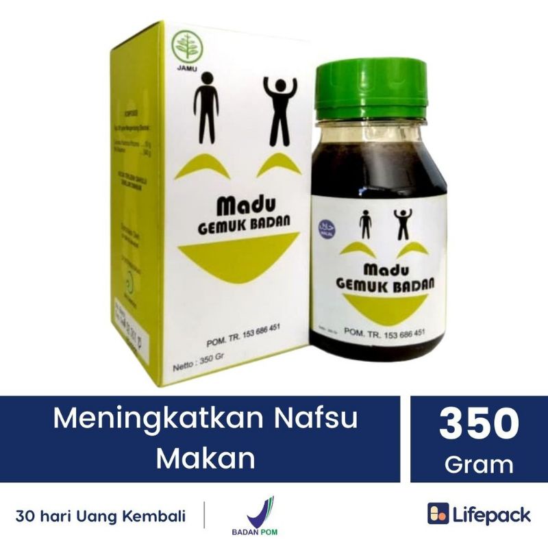 

Madu Gemuk Badan 350 gram Dewasa || Suplemen Penambah Nafsu Makan