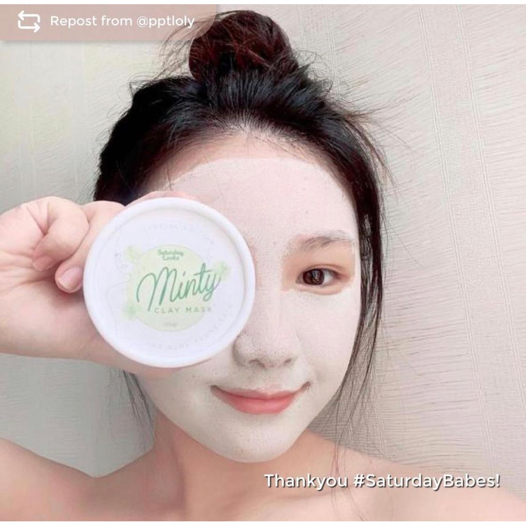 SATURDAY LOOKS Minty Clay Mask / Face Mask