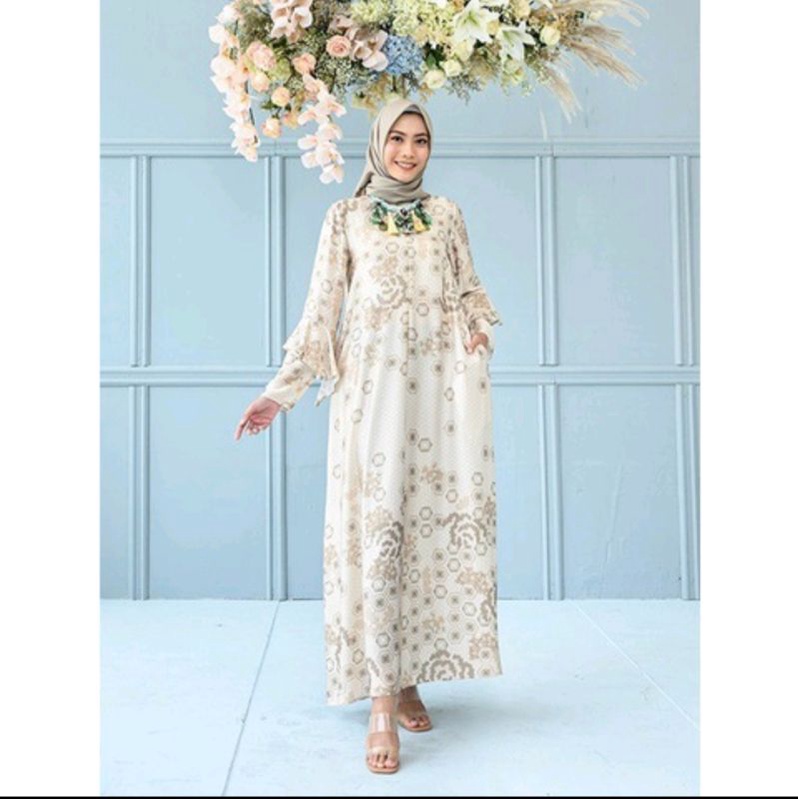 NIRMALA DRESS IN PEARL BY WEARING KLAMBY