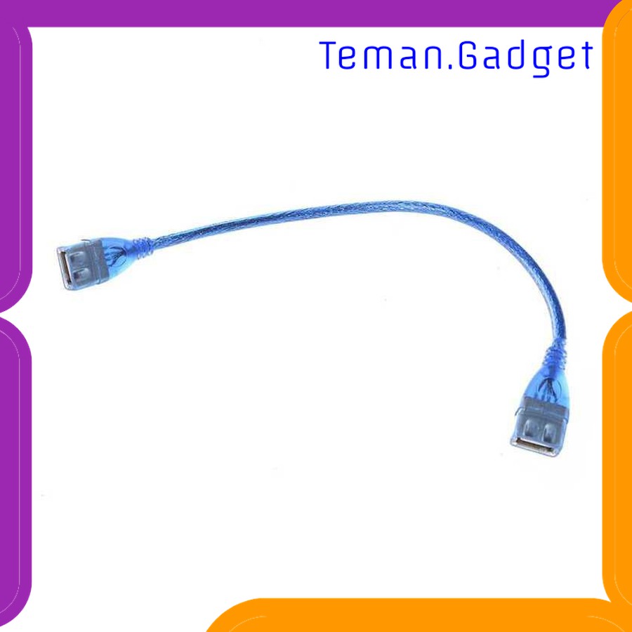 TG-AI031 SAMZHE KABEL USB EXTENSION FEMALE TO FEMALE ADAPTER 30CM - A13