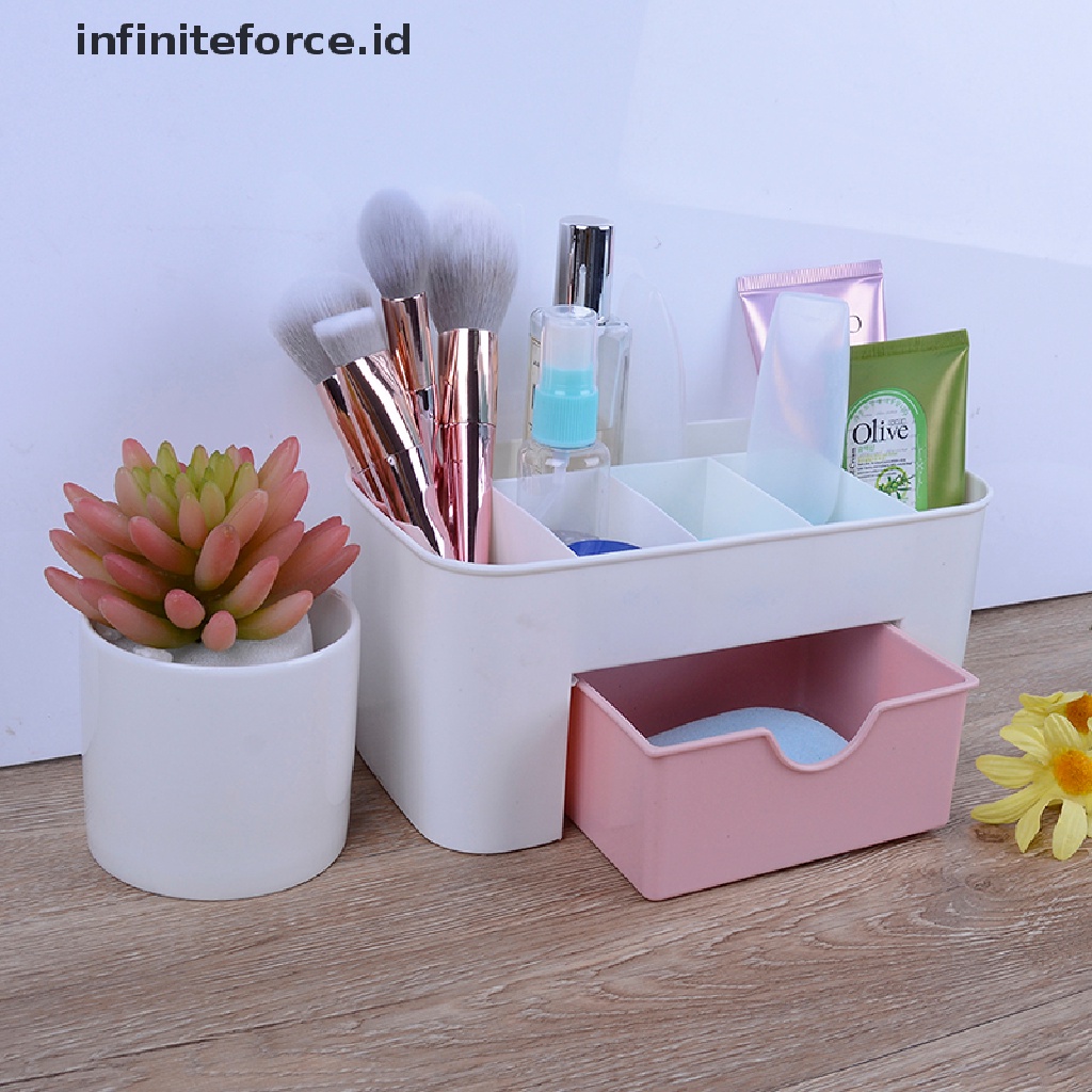 Infiniteforce.id 1pc Kotak Laci Penyimpanan Makeup / Kosmetik Wanita