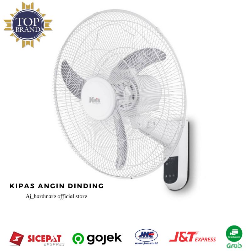 Kipas Angin Dinding Kris 18inc Dengan Remote