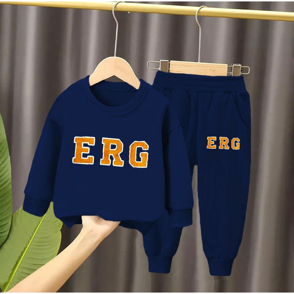 COD-SETELAN SWEATER ANAK ANAK UNISEX 1-5 TAHUN SWEATER ANAK LAKI LAKI SWEATER ANAK PEREMPUAN SWEATER ANAK BABYTERRY MOTIF ERD KIDS 1-5 TAHUN SWEATER ANAK TERBARU SETELAN JOGGER ANAK