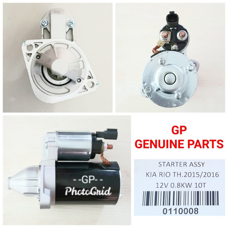 Dinamo Starter Kia Rio Th. 2015/2016 12V 0.8KW 10T