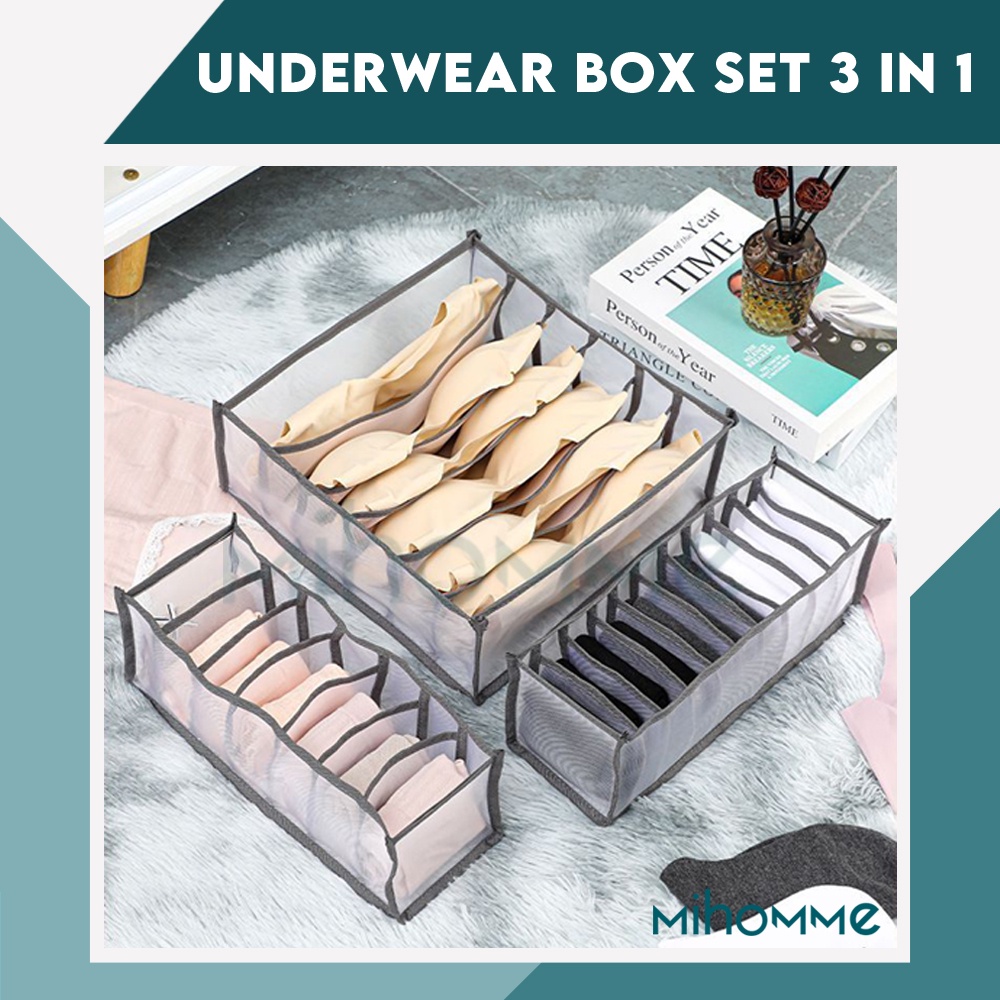 Tempat Penyimpanan Pakaian Dalam / Underwear Box Laci