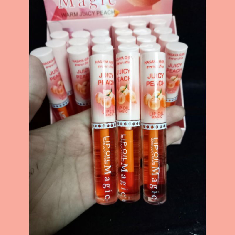 LIP OIL HASAYA GIRL JUICY PEACH H6072