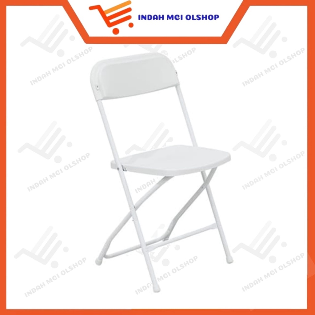 KURSI LIPAT SANDAR - PUTIH / FOLDING CHAIR