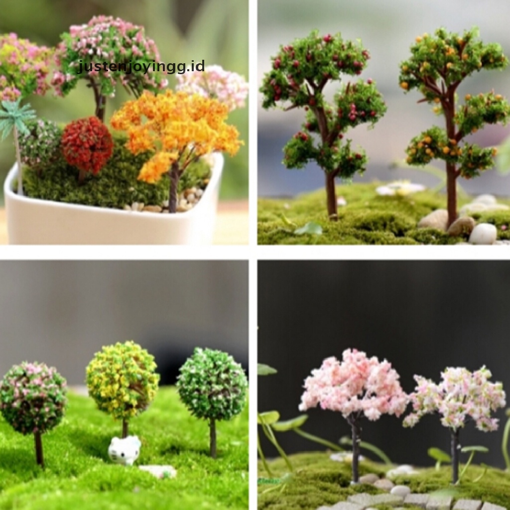 Ornamen Miniatur Pohon Untuk Rumah Boneka