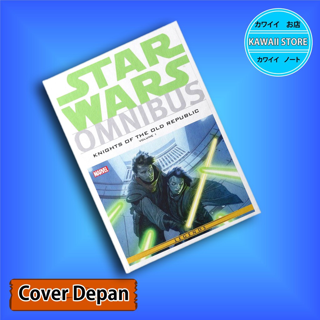 

Notebook / Pocket book Hard Cover Anime Star Wars OMNIBUS COVER 02 uk A5 & A6 / Notes Book