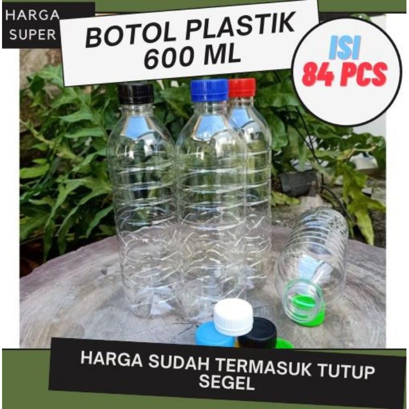 Botol Plastik 600ml 500ml Jamu Sinom Aqua