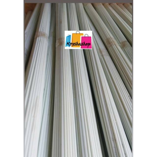 RUJI FIBER STIK 60CM PUTIH SUSU-CREAM GADING LENGKAP UKURAN UNTUK KANDANG PLECI-EBOD-DONDANG DLL