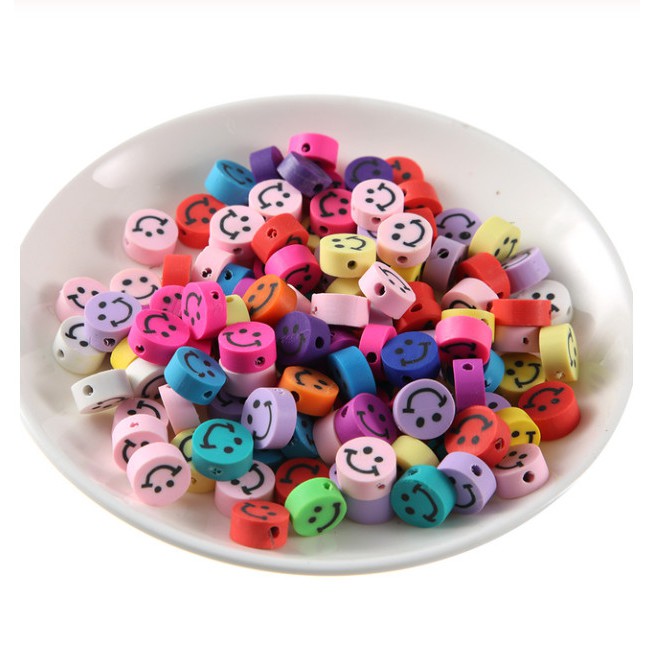 50 Pcs Manik-Manik Polymer Clay Aneka Warna Bentuk Hewan Untuk Membuat Perhiasan Kalung Gelang Dan Anting