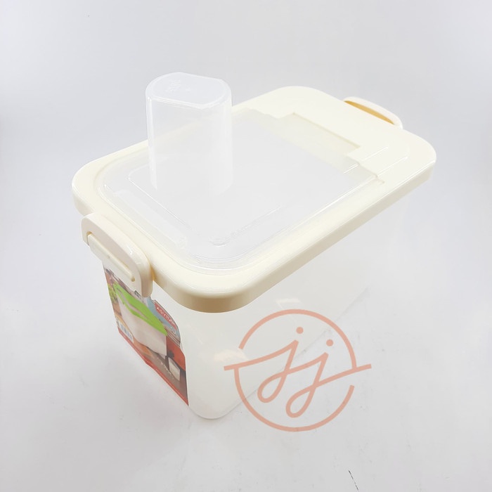 [Peralatan] [sale] Tempat Beras Mini Rice Box Asvita 5Kg (Box Beras Mini) Fd50F44