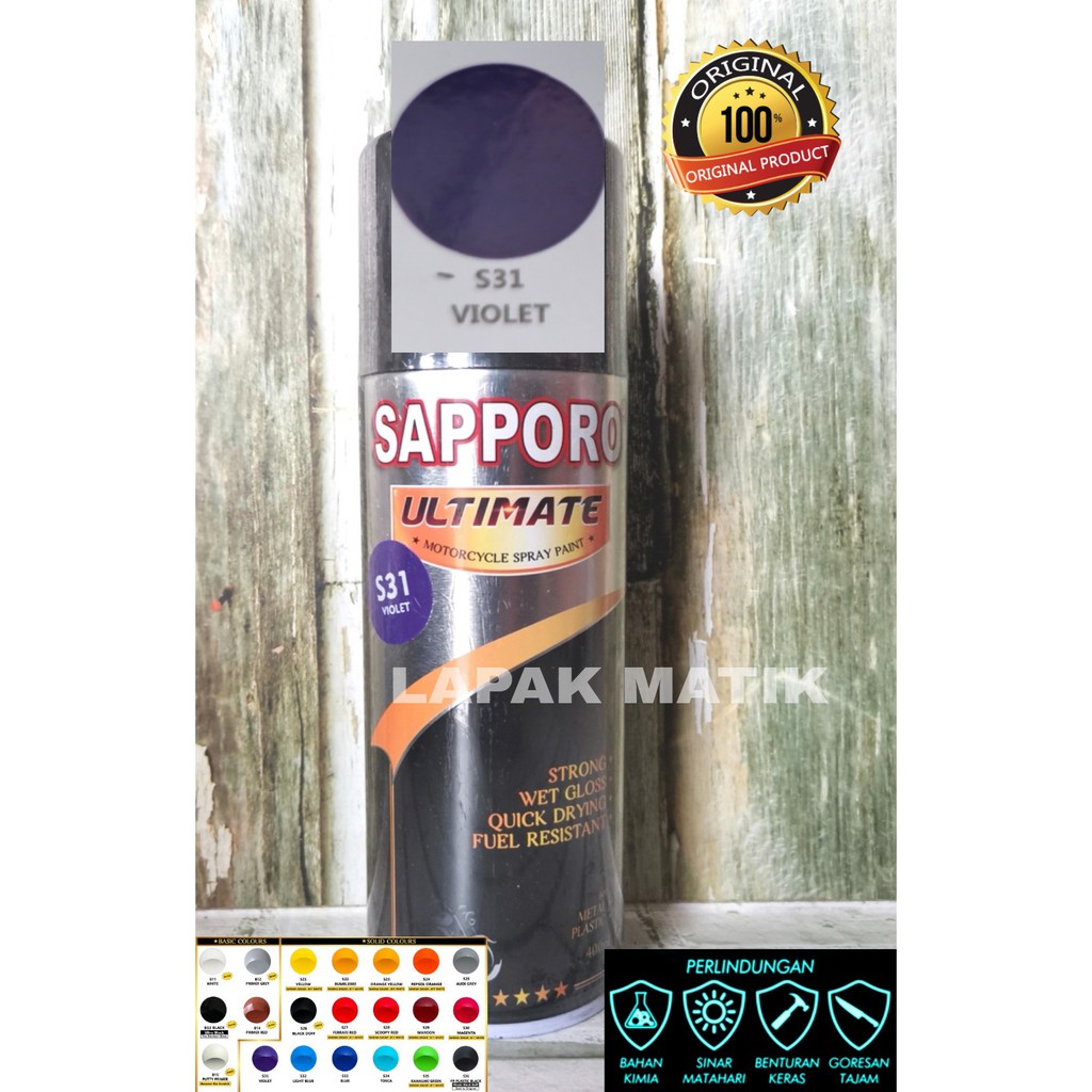 Pilok Sapporo Ultimate Violet S31 400ML