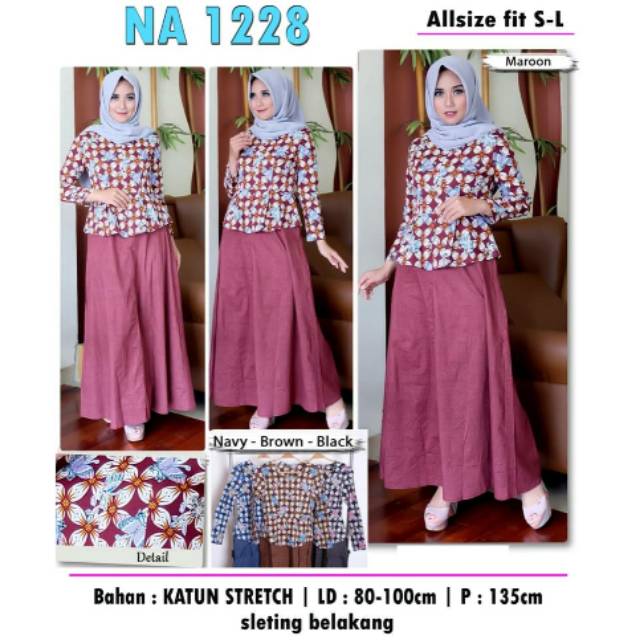 baju murah 1228 dress maxi