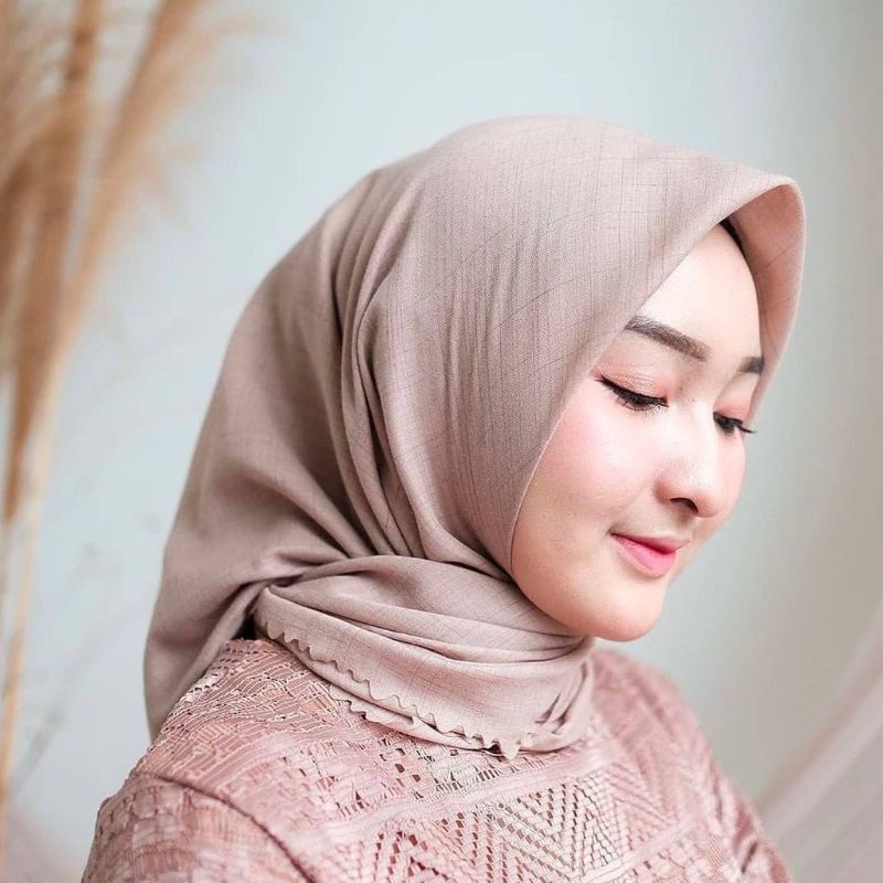 Jilbab SANDI MORSE LC azara voal waffel lasercut terbaru kerudung segiempat murah grosir terbaru-3
