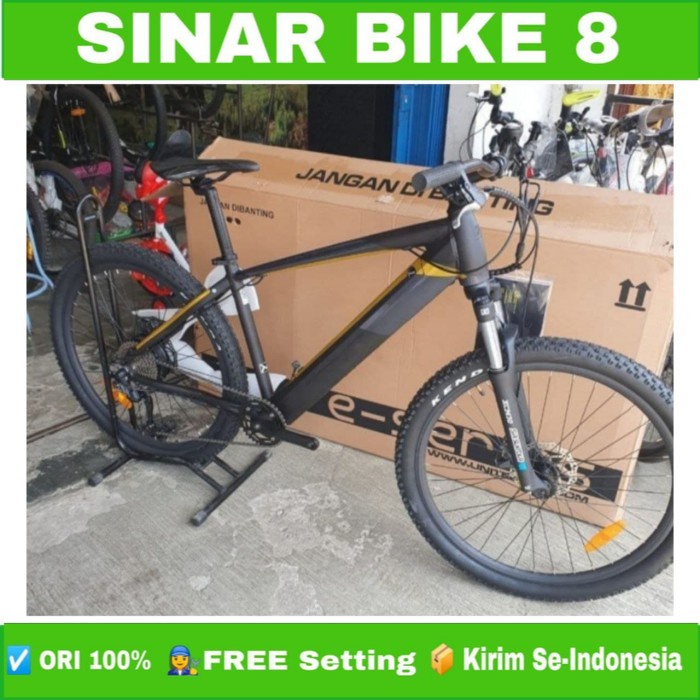 Sepeda Gunung MTB Ukuran 27.5 Inch Electric UNITED TUSKAR E-BIKE Listrik