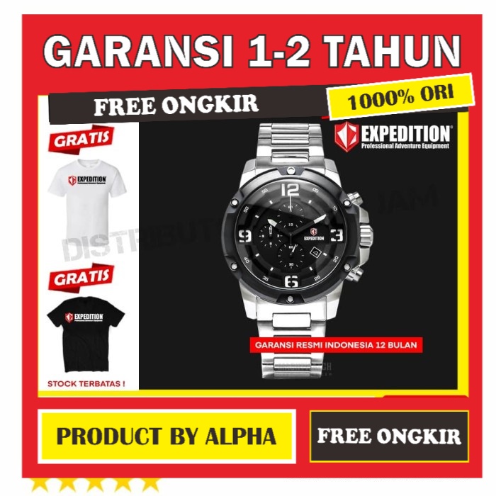 JAM TANGAN ORIGINAL EXPEDITION E6698M GARANSI RESMI ORI PRIA COWOK COWO LAKI LAKI2