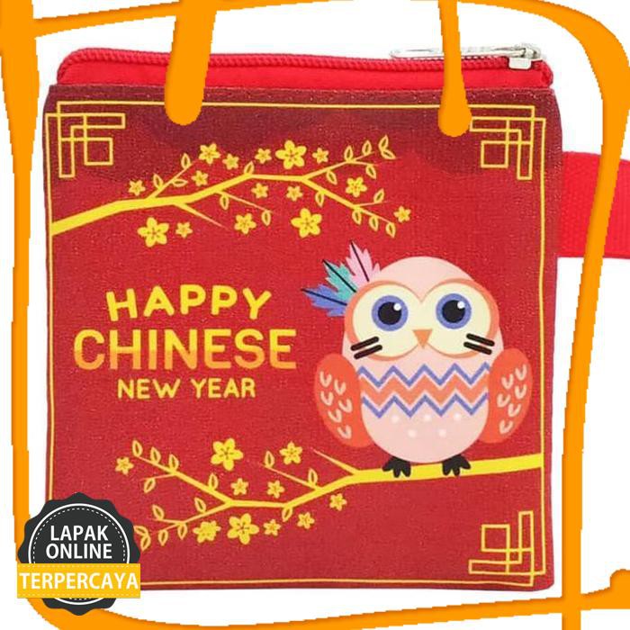 

Hot Sale Dompet Pouch Angpao Imlek Owl Burung Hantu Happy Chinese New Year Cny - Imlek Owl Barang
