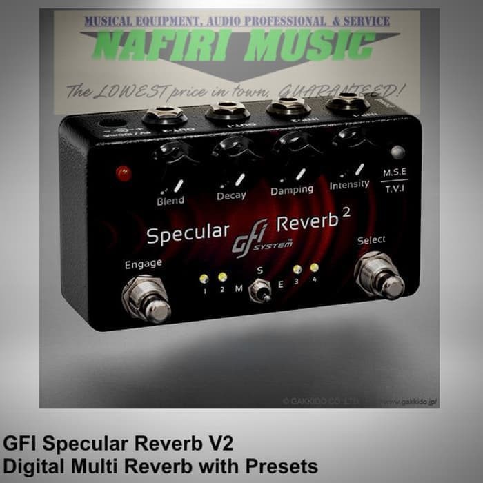 Efek gitar GFI system specular reverb