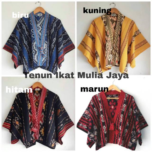 Blazer batik tenun list lurik