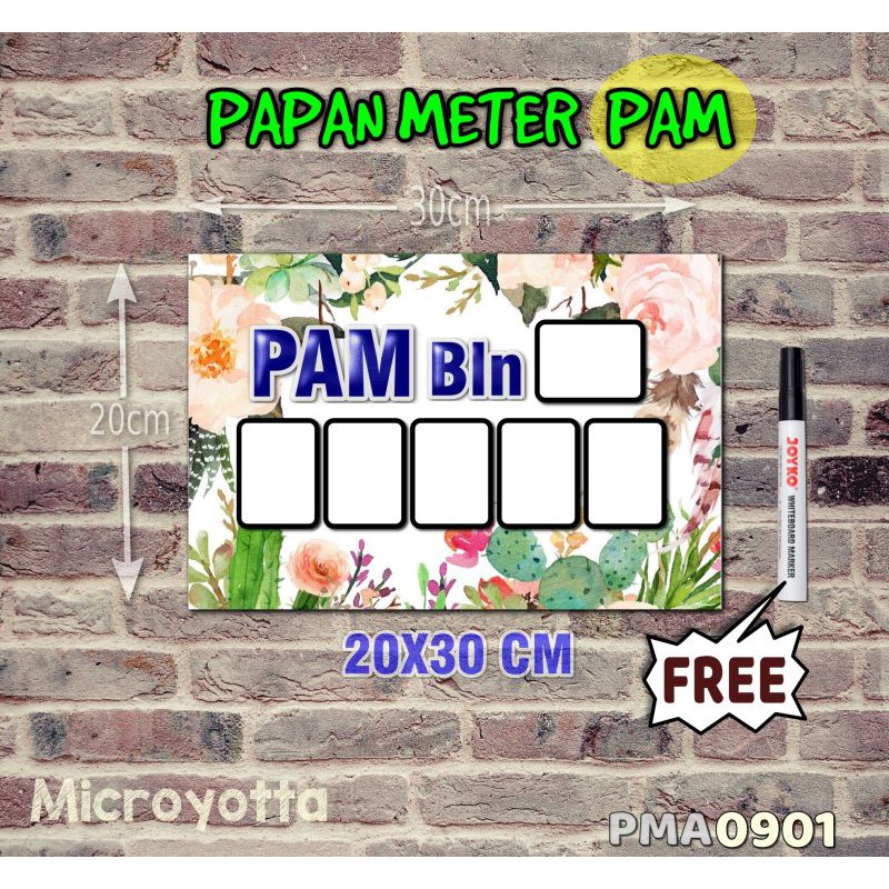 

Microyotta Papan Meter Listrik PLN PAM motif Unik - Lukis 01