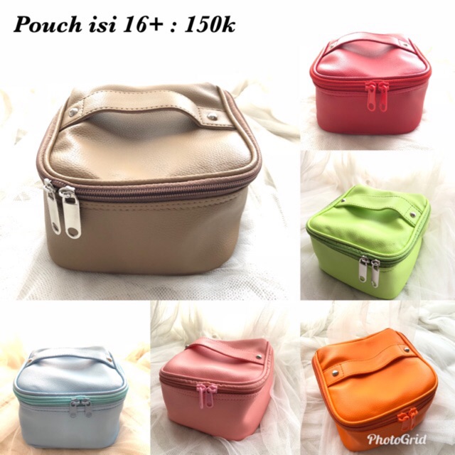 Toko Grosir Pouch Essential Oil Isi 16 Plus - Tas Kulit Accessories Essential Oil 06kQlMT7VQgwB