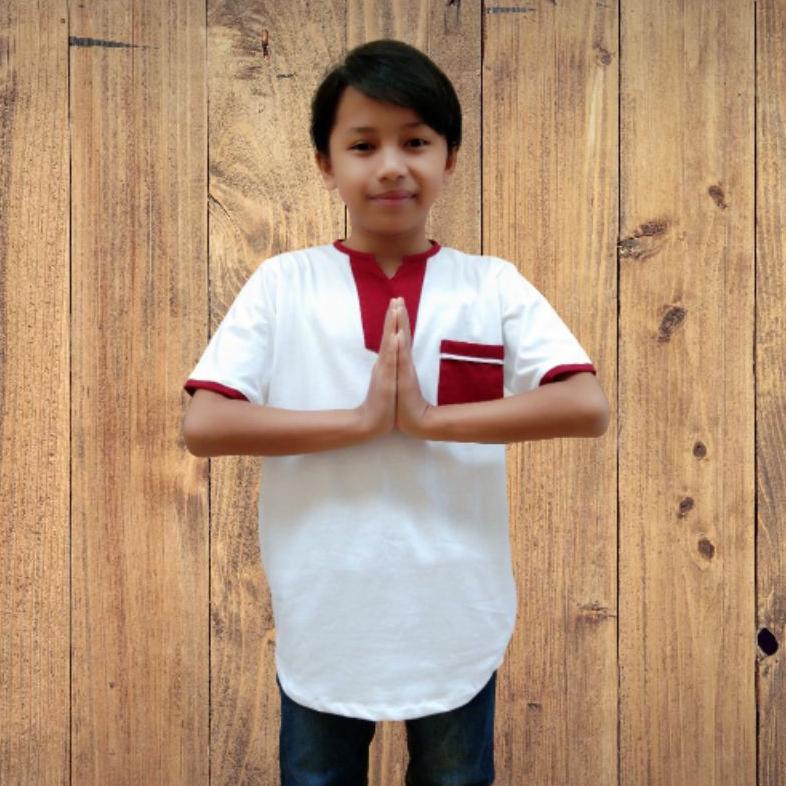 Koko Kurta Anak | Kaos Kurta Shafana | Baju Koko Anak Laki Laki Bisa Couple | Koko Anak