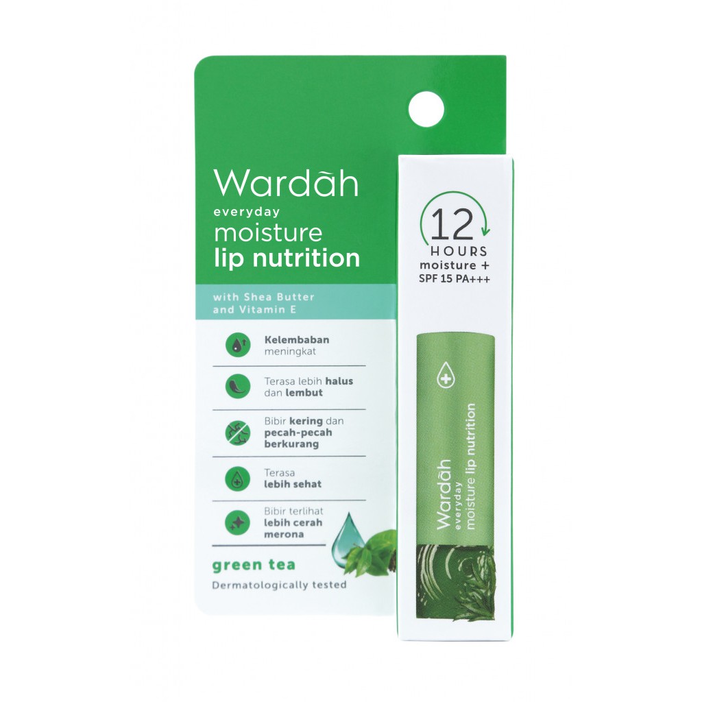 Wardah Everyday Moisture Lip Nutrition  - Bibir Lembap Hingga 12 Jam  - BISA COD