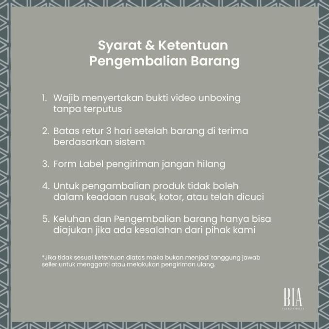 BIA x Isel Fricella - Picky Gray Dress - Edisi Denmark - Sarimbit