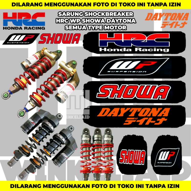Sarung Shockbreaker SHOWA HRC DAYTONA WP / Cover Shockbreaker / Sarung Shock Premium Universal