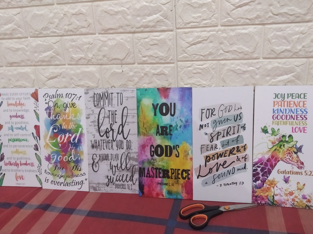 Hiasandinding/rohani/kristen/katolik/posterkayu