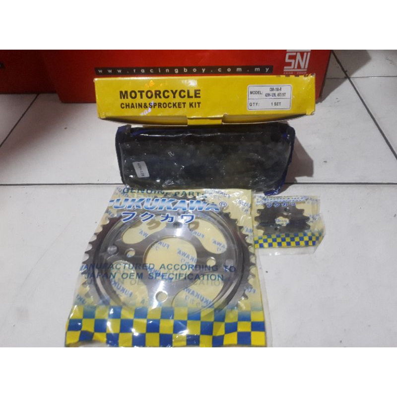 GEAR GIR SET GEARSET CBR 150 R FUKUKAWA ASLI ORI ORIGINAL