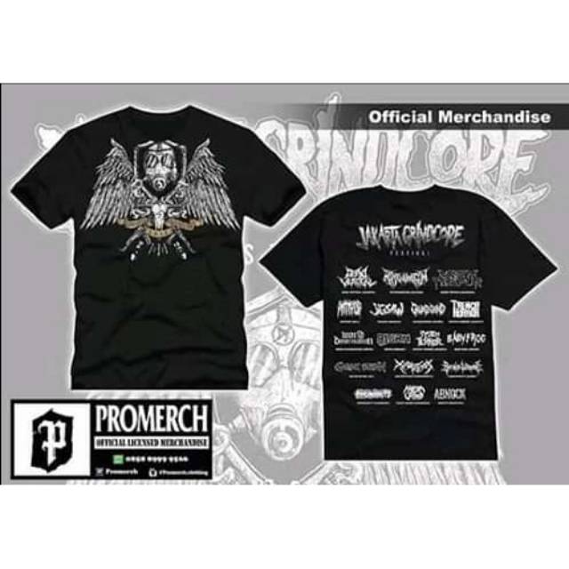 KAOS METAL ORIGINAL JAKARTA GRINDCORE 2018