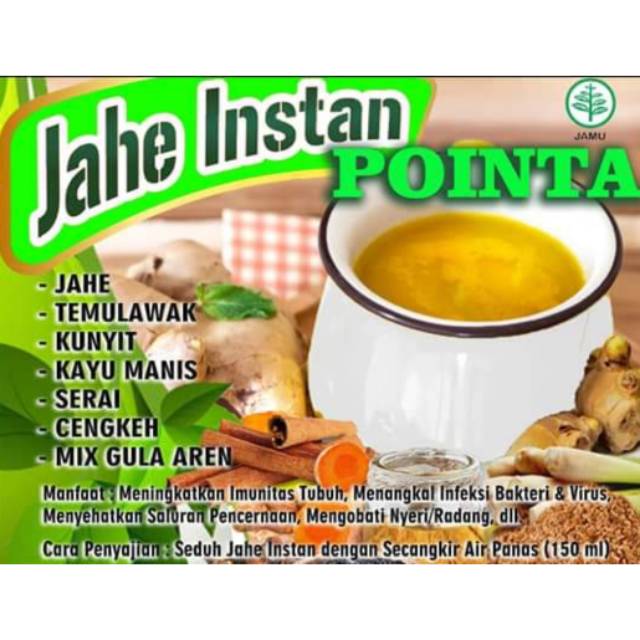 

Minuman Herbal "Jahe Instan Pointa