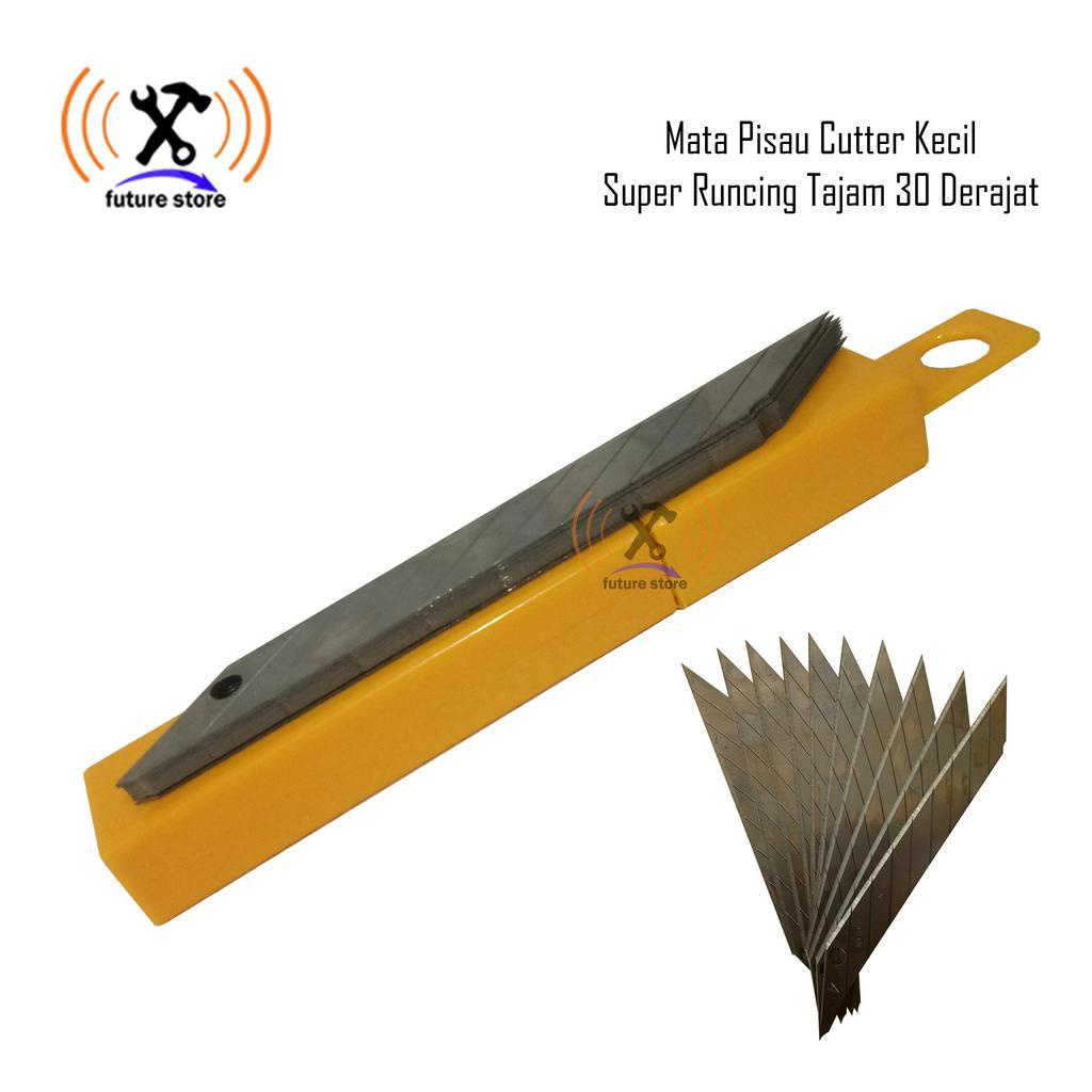 

Revil Mata Pisau Cutter Kecil Super Runcing Tajam 30 Derajat A-100