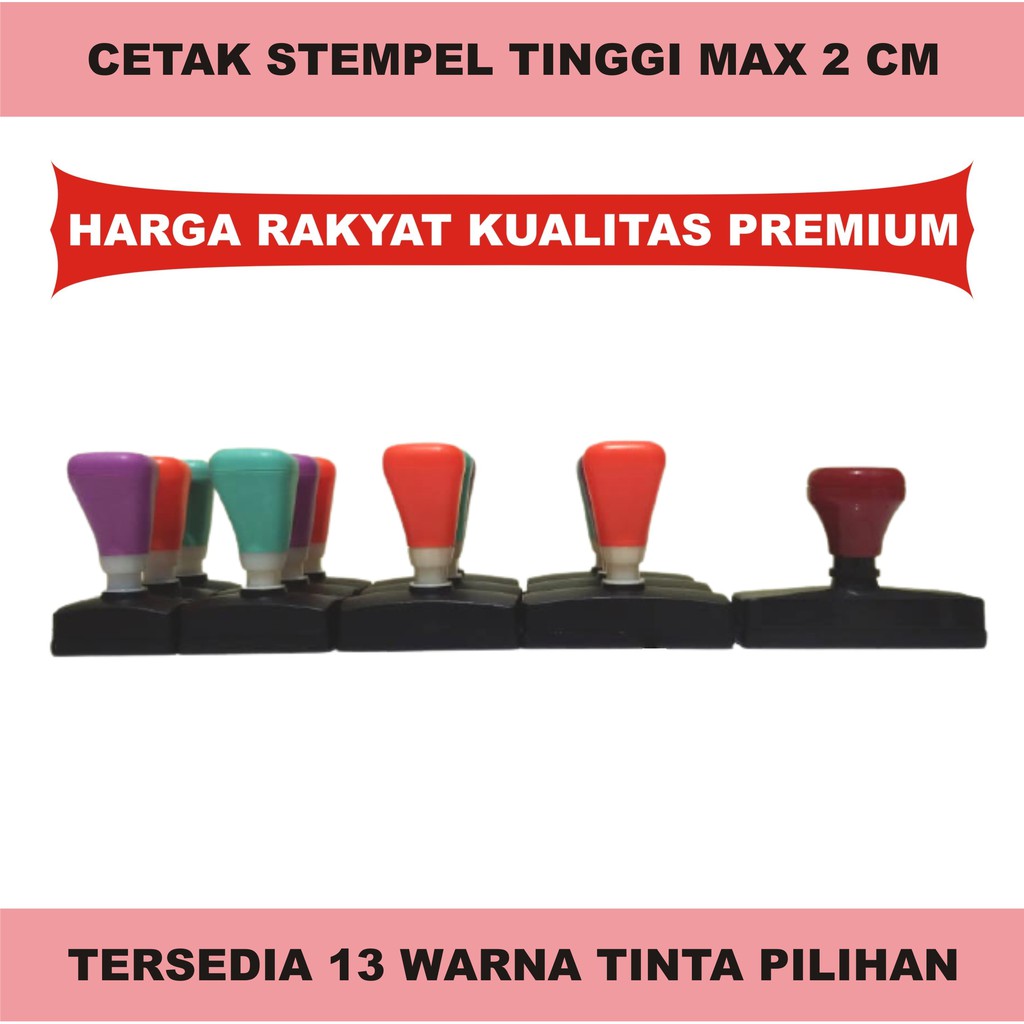 

Cetak Stempel Flash RT Pemerintahan Persegi Tinggi Max 20 mm