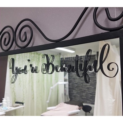 Wall Decal - Stiker Dinding &quot;YOU'RE BEAUTIFUL&quot;