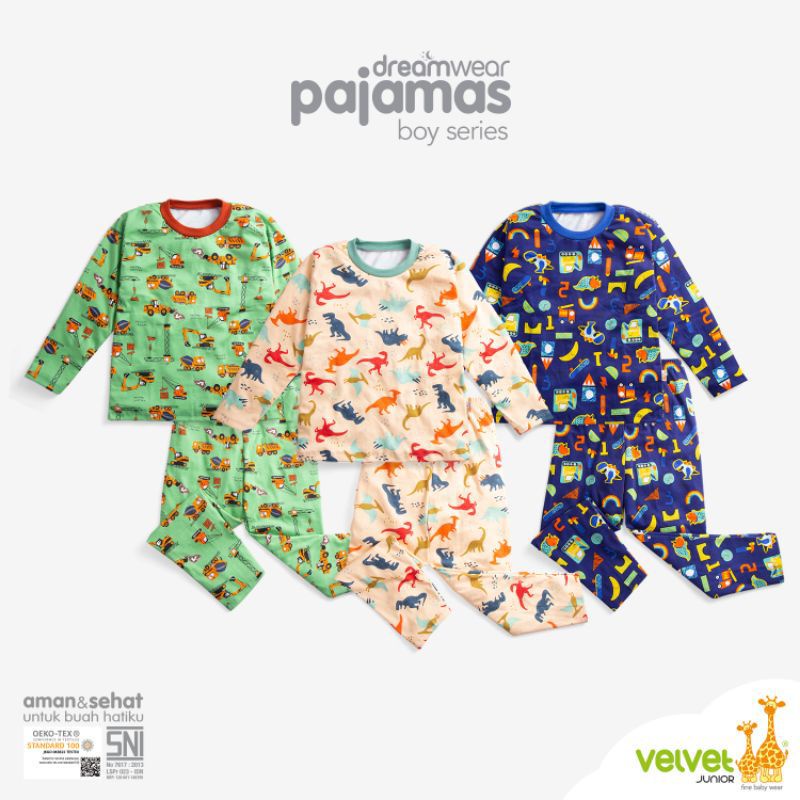 VELVET JUNIOR Pyjamas (Piyama) DreamWear Boy Series