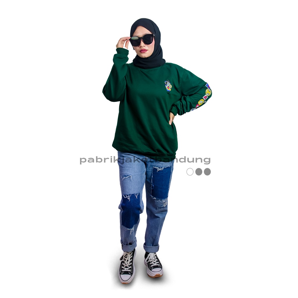 Mickey Tren Sweatshirt  Holyrider Emerald