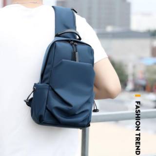  Tas  Selempang Pria TSP Bag Hitam dan Navy bonus Dompet 