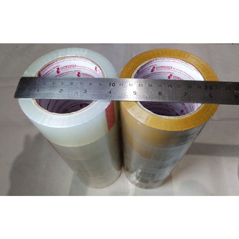 

Lakban OPP Goldtape 48 x 100 Yard Core Merah ( 1 Slop isi 6 roll)