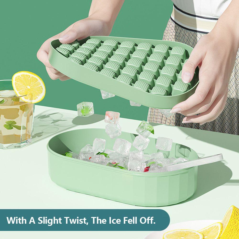 Solighter Cetakan Es Aksesoris Dapur Single/Double Layer Kapasitas Tinggi Penyimpanan Es Ice Lattice