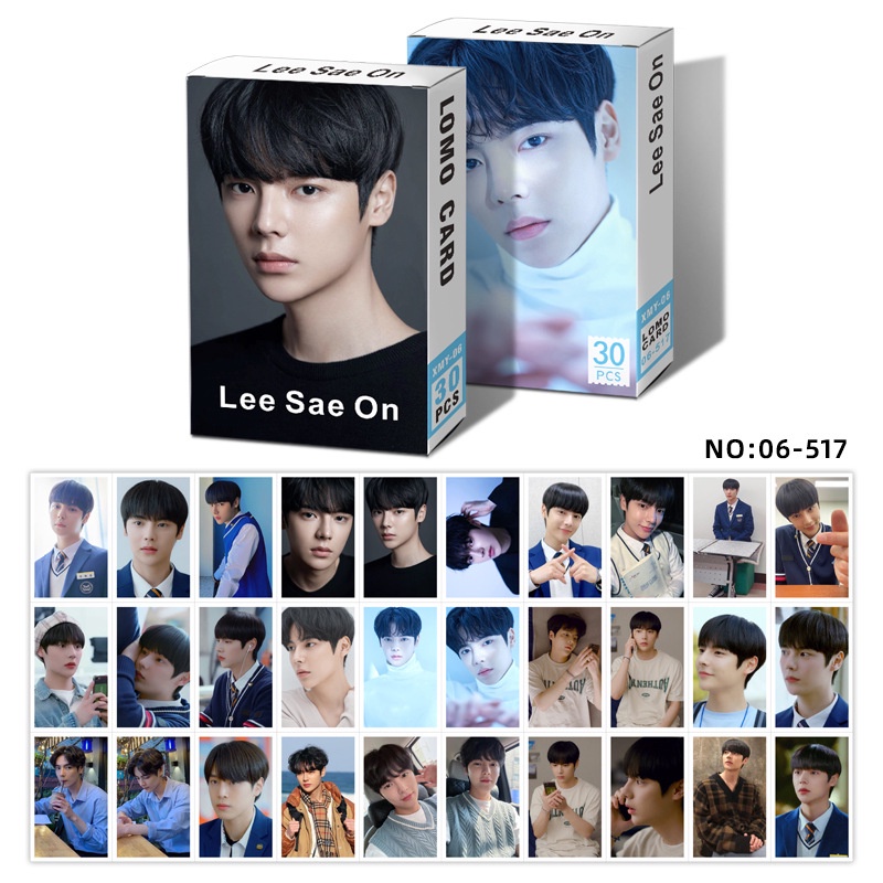 30pcs / Kotak Kartu Foto Lomo Kpop GOT7 INTO1 IVE