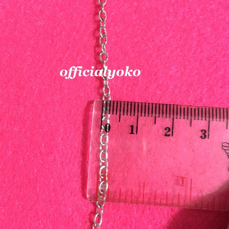 Rantai Nikel Untuk Kalung Gelang Bros isi 3pcs - Baca Deskripsi