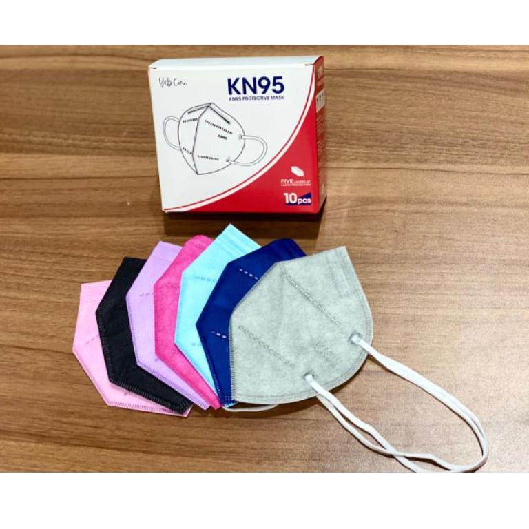 [KODE CC6SM] Masker KN95 Hijab Headloop Warna 1 pack
