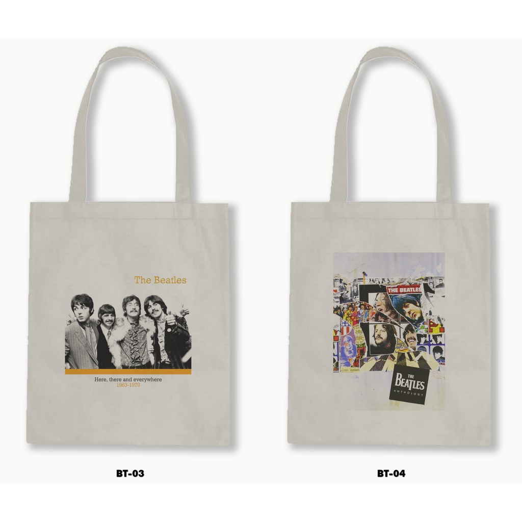 TOTE BAG BLACU - THE BEATLES