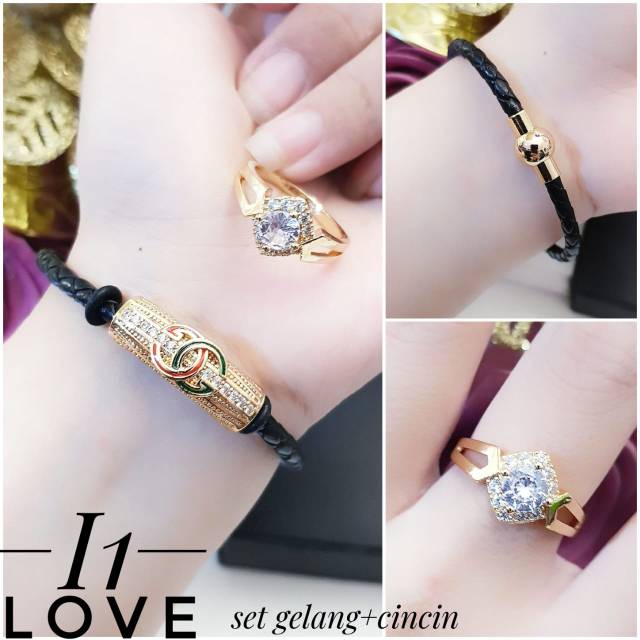 Xuping set perhiasan lapis emas 24k 1308i