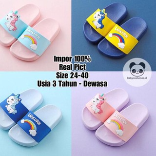 PROMO IMPOR Sandal  Unicorn  3 tahun Dewasa Sandal  